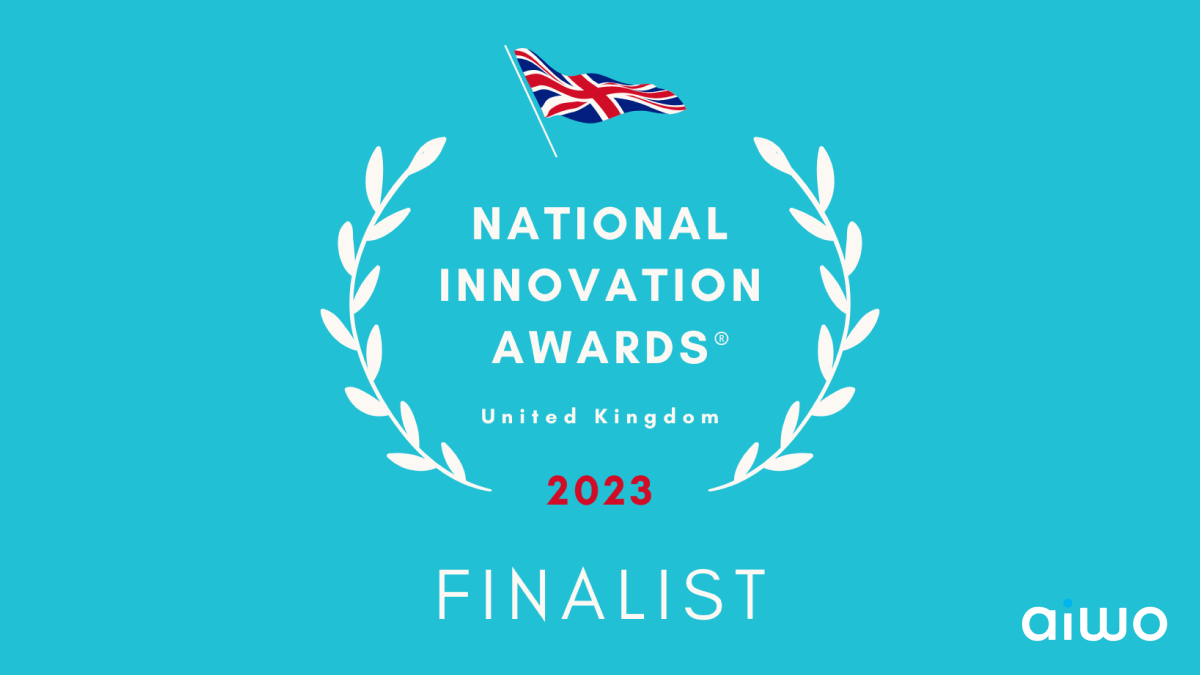 Aiwo named among top innovators, reaches finals of UK National